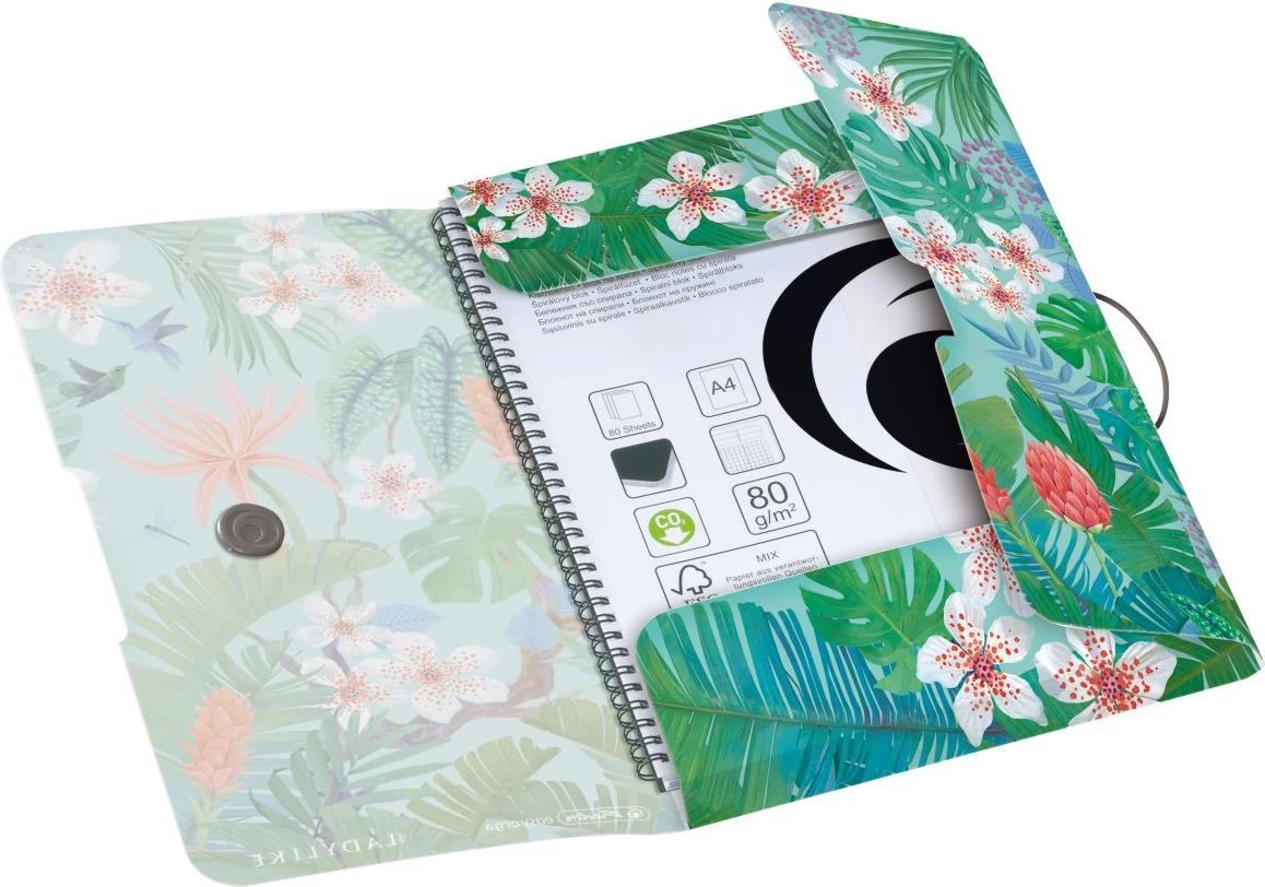 Herlitz 50043996 A4 polipropilēna aploksnes mape