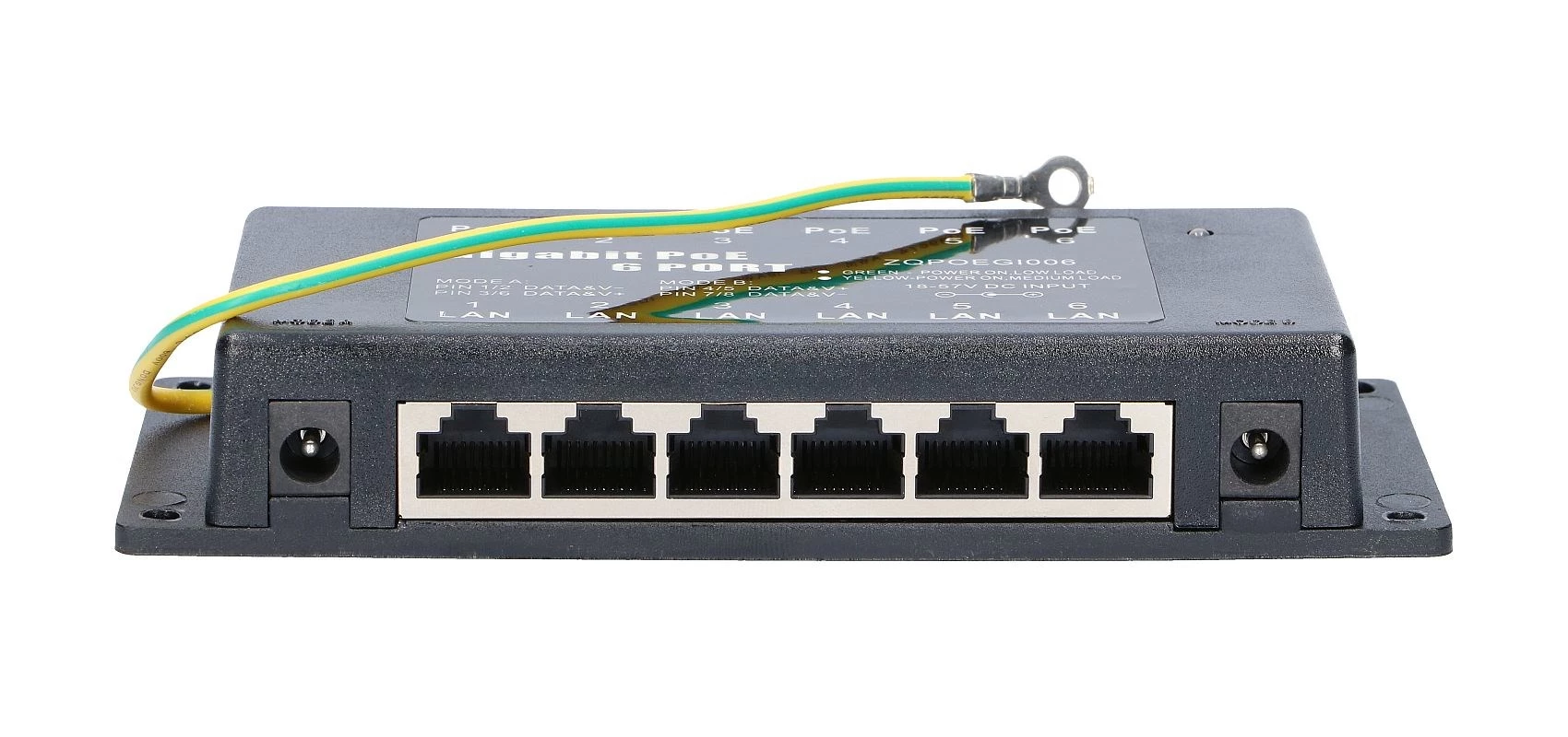 PoE Injector Extralink Gigabit 6 Porti