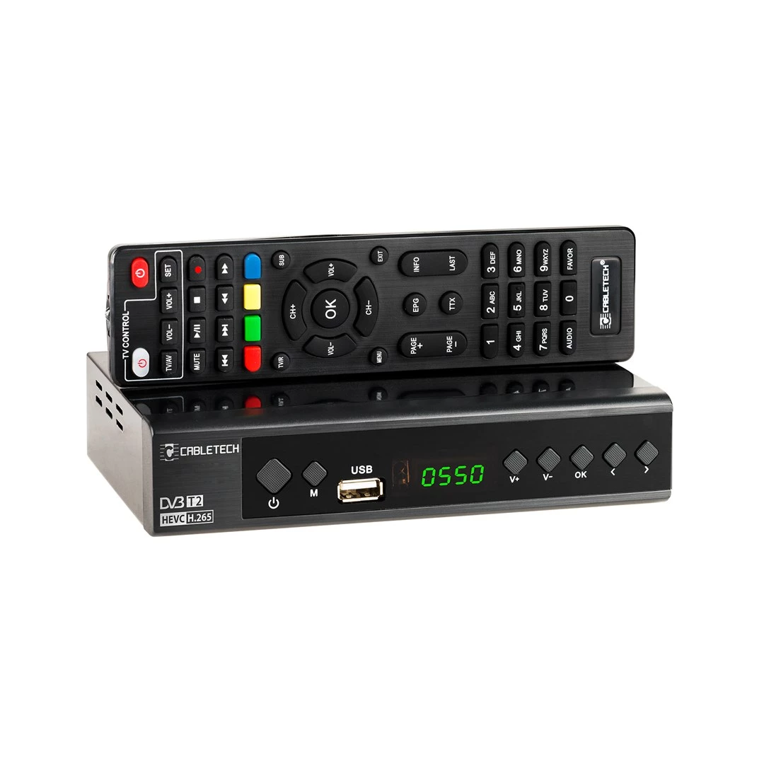 Digitālās TV uztvērējs Cabletech URZ0336C DVB-T/T2