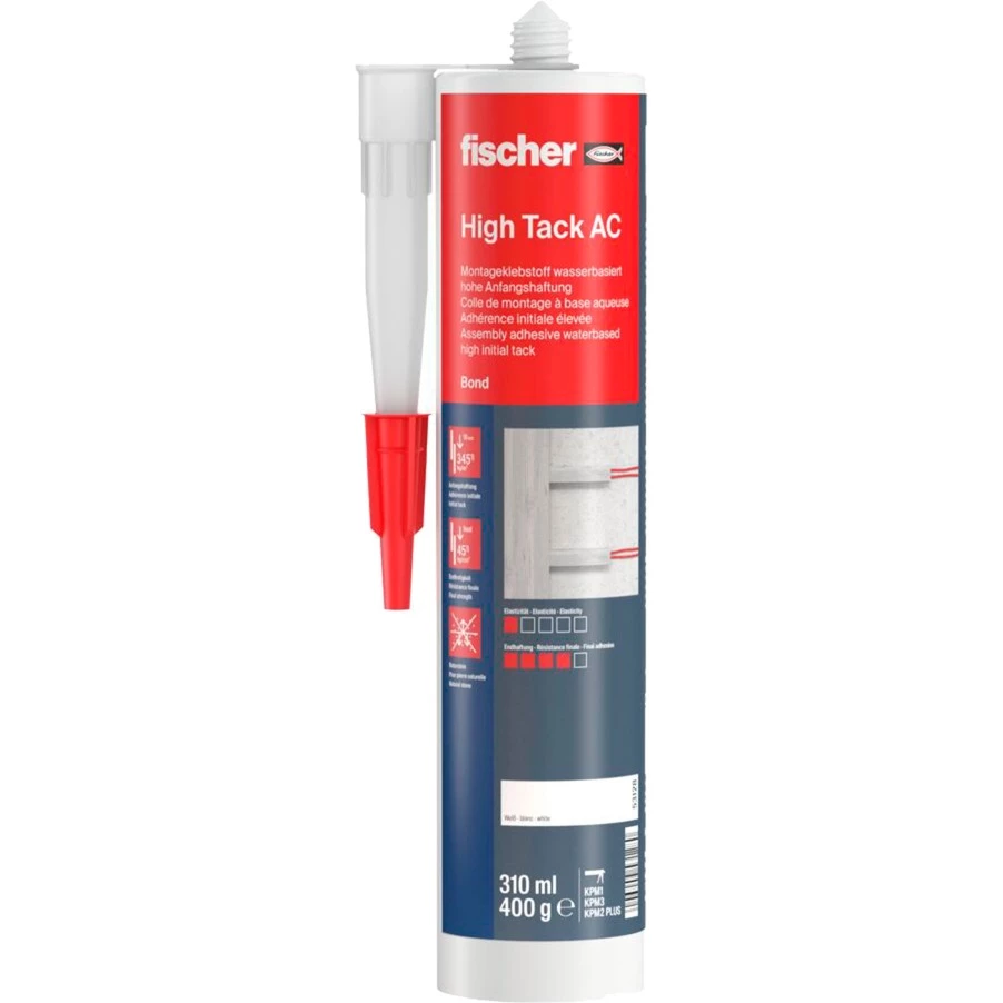 Montageklebstoff High Tack AC 310ml cremeweiß