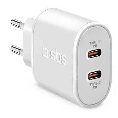 SBS TETRPD20CCW Lādētājs mobilajām ierīcēm balts