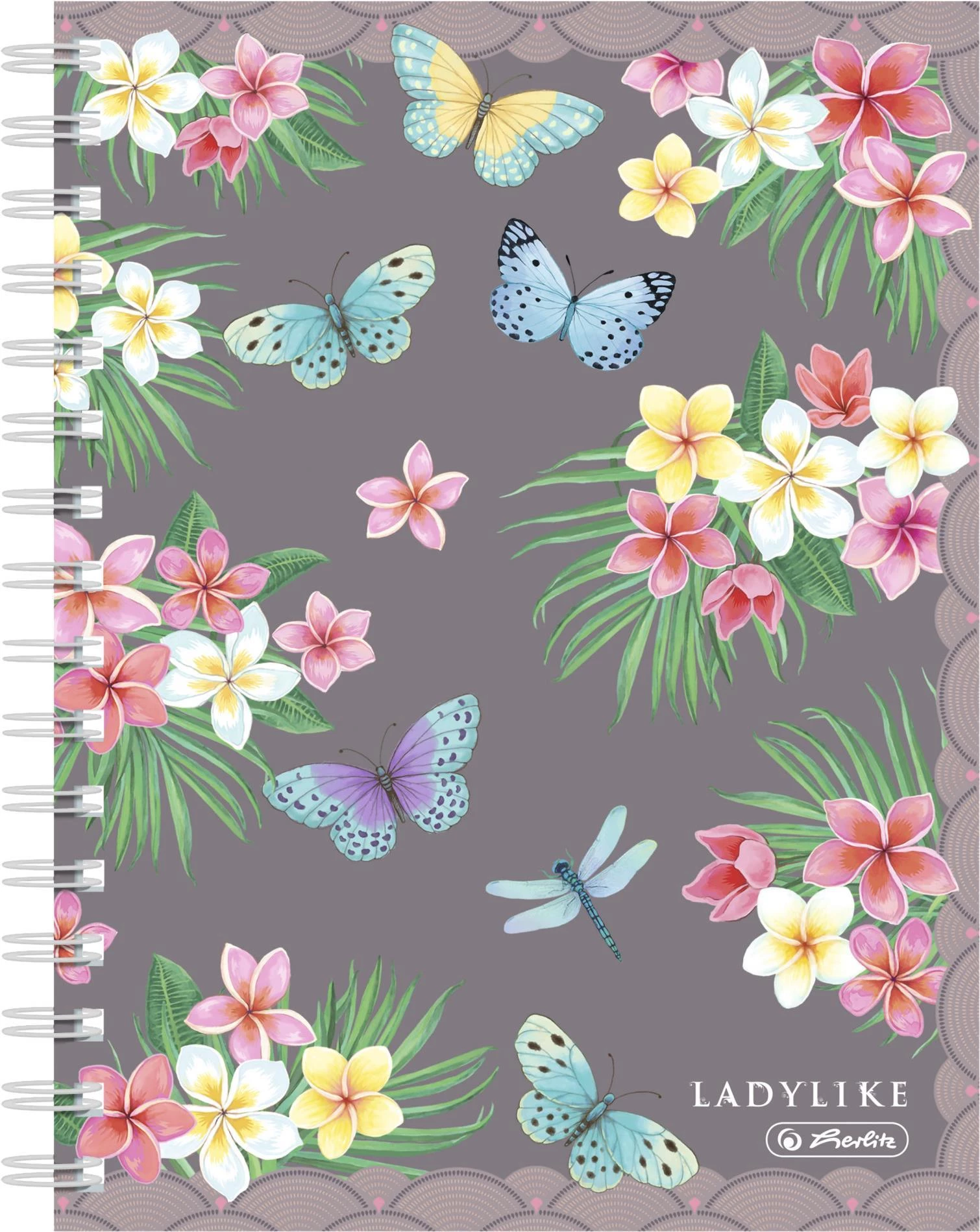 Piezīmju klade Herlitz Ladylike Butterflies A5