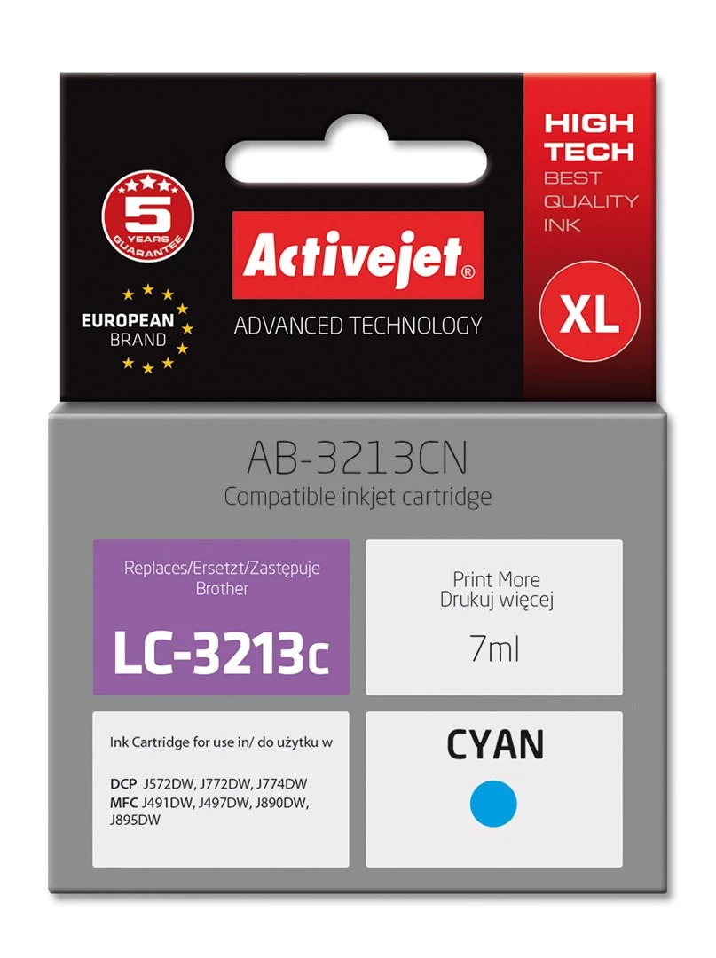Activejet AB-3213CN tintas kasetne (aizvieto Brother