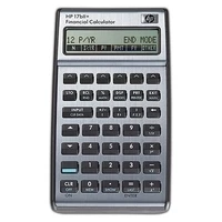 HP 17bII+ kabatas finanšu kalkulators, sudraba