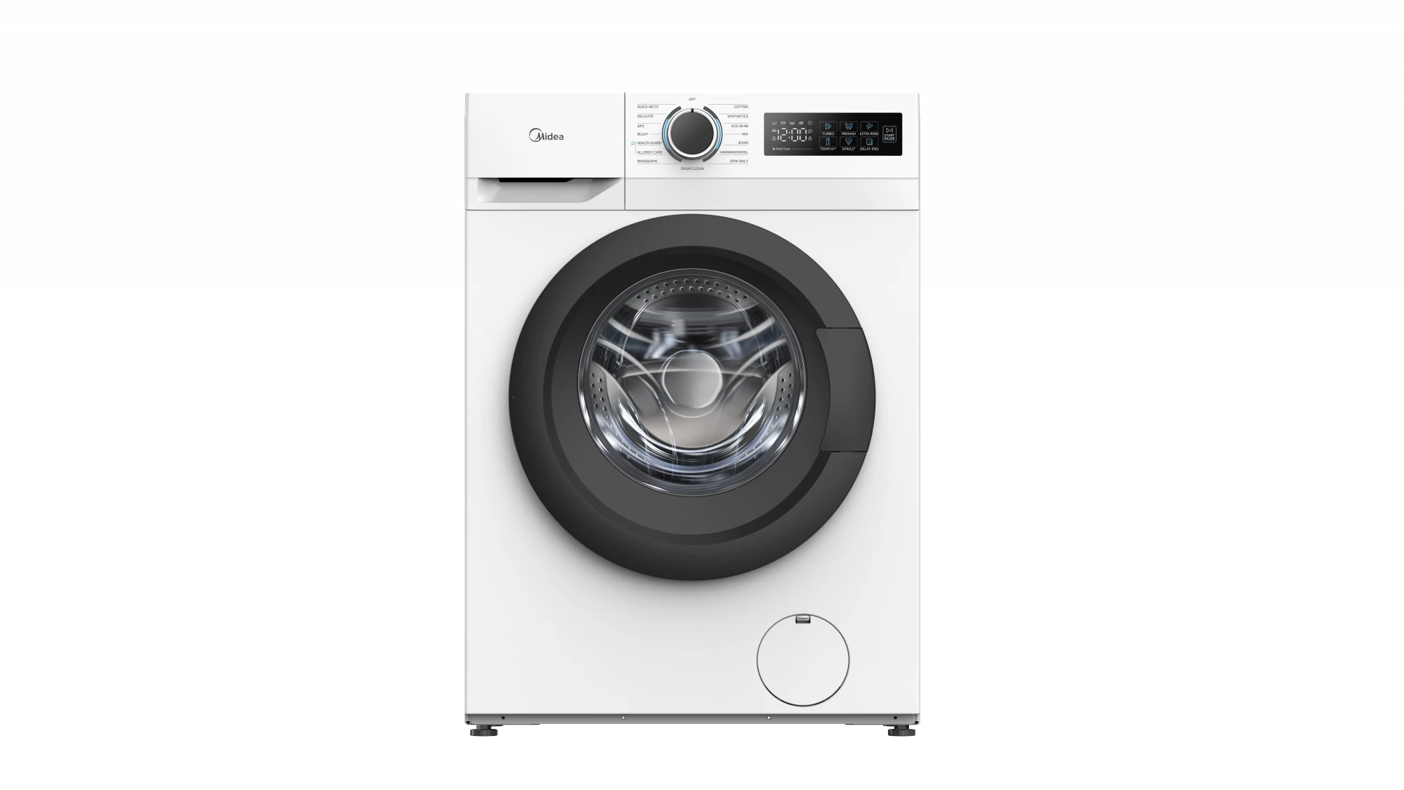 Midea MF110W70B/W-HR veļas mašīna ar priekšējo