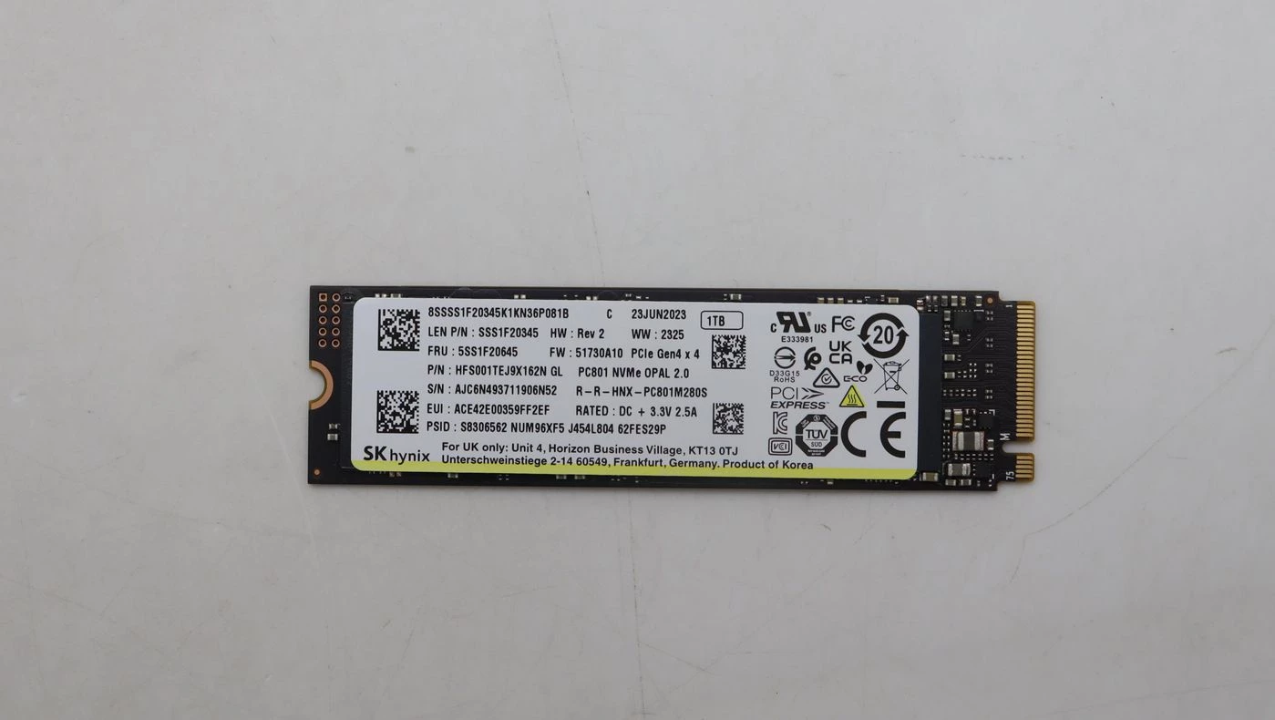 Lenovo 1TB M.2 2280 PCIe