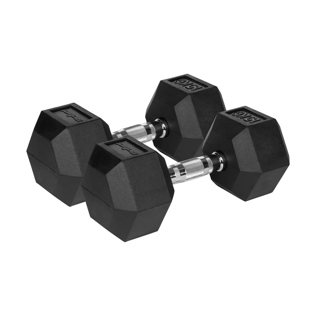 Rebel Active Hex gummas pārklājuma hanteles