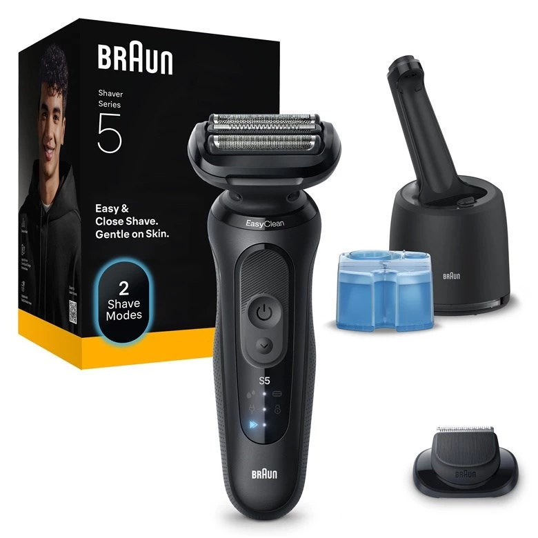 Elektriskais skuveklis BRAUN SHAVER 52‑N7200cc Melns