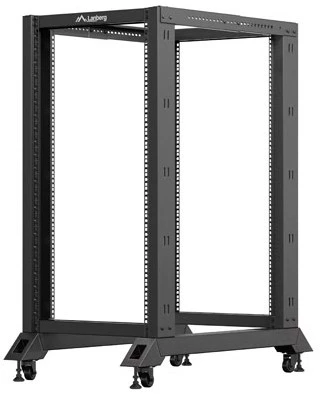 Lanberg Open Rack 22U 600x1000mm Melns