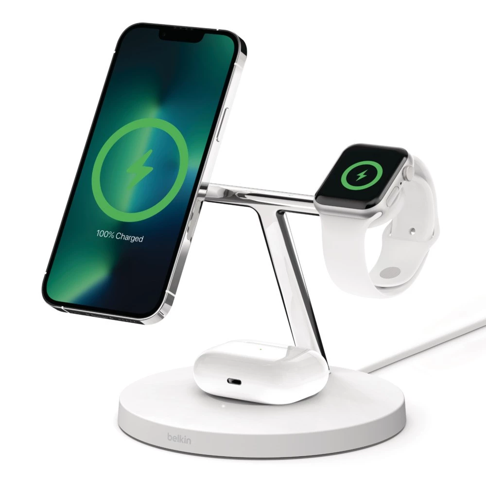Belkin WIZ017vfWH bezvadu ātrās uzlādes lādētājs