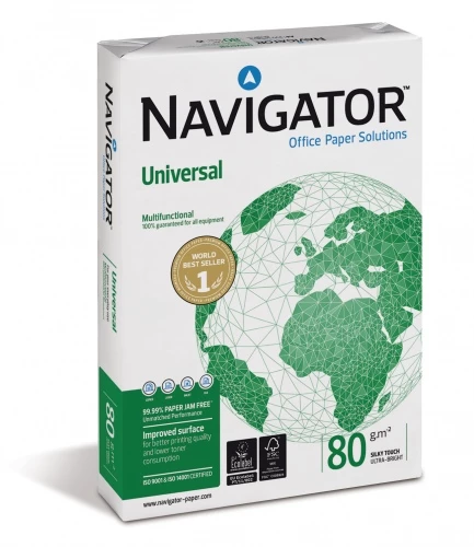 Papīrs NAVIGATOR A4, 80g, 500 loksnes