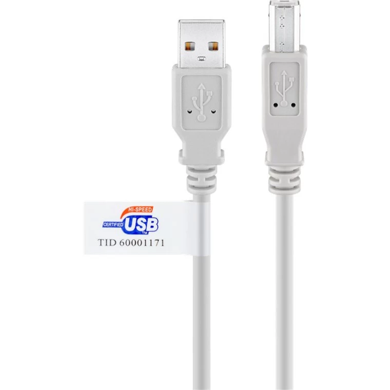 Goobay 50833 USB kabelis pelēks