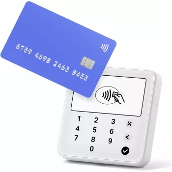 Karšu lasītājs SumUp RDR-SUL-010 — bezkontakta (NFC) un mikroshēmas (EMV) maksājumi