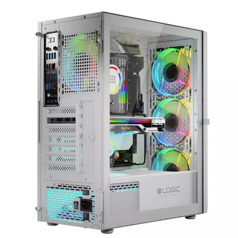 Logis ARAMIS ARGB MINIDI USB 3.0 korpuss balts