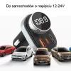 Brīvroku komplekts Awei C-843 Bluetooth 5.0 ar FM raidītāju, USB un USB-C savienojumiem