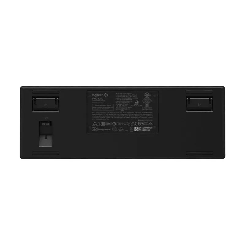 Logitech G PRO X 60 spēļu tastatūra, 60%, USB/RF bezvadu/Bluetooth, QWERTZ vācu, balta