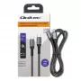 USB kabelis Qoltec 52358 1,5m USB C Melns USB 2.0 0.48 Gbit/s