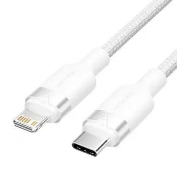 Ventons Vention LALWH Lightning kabelis — 2 m, balts, USB-C uz Lightning
