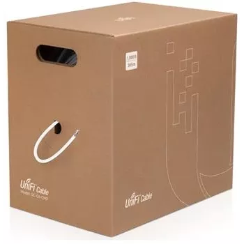 Tīklošanas kabelis Ubiquiti U-Cable-C6-CMP U/UTP Cat6 305m Balts
