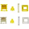 Mehānisko taustiņslēdžu komplekts Keychron Gateron Cap V2 Golden-Yellow G32 — 110 gab.