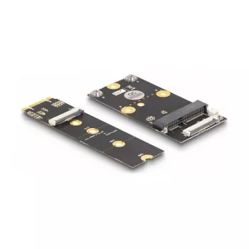 DeLOCK Pārveidotājs M.2 Key B+M vīrišķais uz Mini PCIe slotu elastīgs kabelis