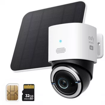 Eufy S330 4G LTE āra drošības kamera (balta) T86P2321