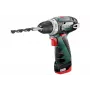 Metabo PowerMaxx BS Basic Pistolešu rokas urbis, 1400 RPM, melns/zaļš