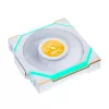 Lian Li UNI FAN SL Wireless LCD ARGB 120mm Balts 3-Pack