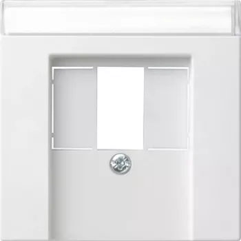 GIRA 087603 Sienas plāksne/slēdža pārsegs balts (087603)