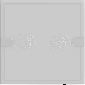 GIRA Pushbutton Sensor 4 Comfort 1x KNX TS4 Antracīts 5001028
