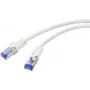 Renkforce RF-5771522 tīkla kabelis balts 1 m Cat6a S/FTP (S-STP)