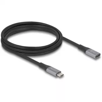 DeLOCK USB kabelis USB4 Gen 2x2 2m USB C melns pelēks 81202