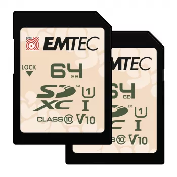 Emtec 64GB UHS-I U1 V10 Outdoor atmiņas karte ECMSD64GXCU1ORP