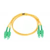 Patchcord Extralink SC/APC–SC/APC viens režīms duplekss G.652D 3mm 5m