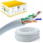 Tīkla kabelis Extralink Twisted pair CAT6 UTP (U/UTP) V2 Indoor 100M Pelēks