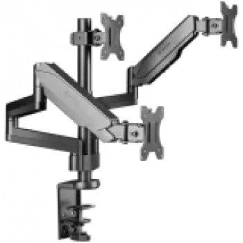 ONKRON G280-B monitora galda stiprinājums 33–81.3 cm (13–32 collu) ekrāniem, skava/caurums, līdz 24 kg, VESA 75x75–100x100