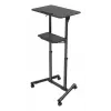 Stāvgalds Gembird TVS-DESK-01-BK Melns 20 kg 1110-1345 mm