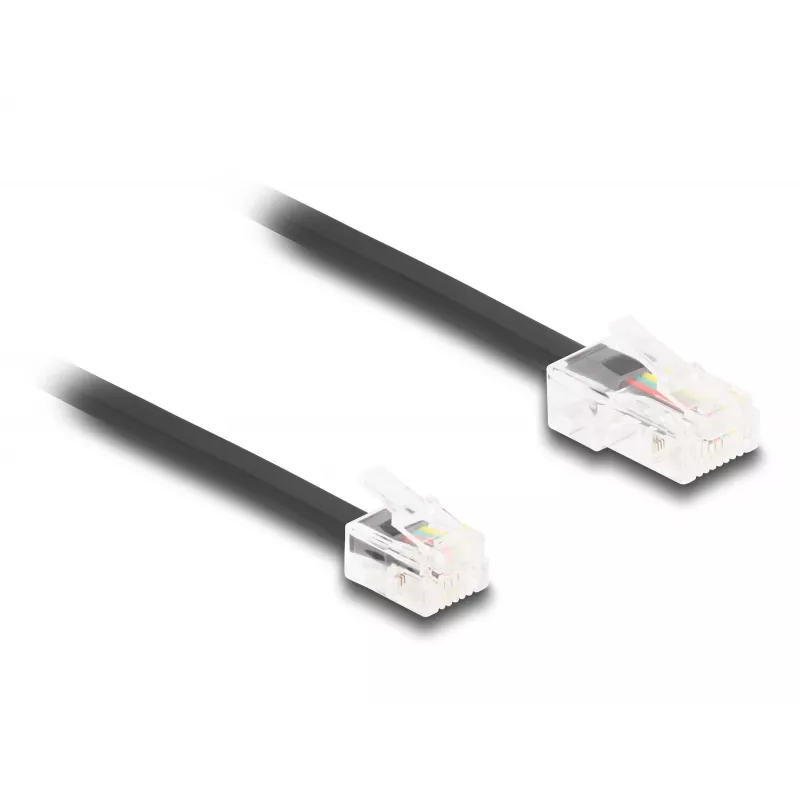 DeLOCK telefona kabelis RJ45 spraudnis uz RJ11 spraudni melns 3 m