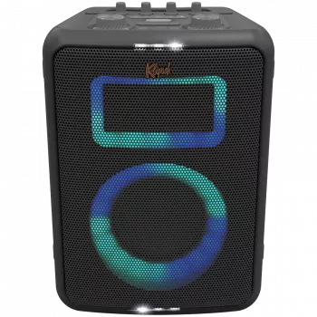 Ballīšu skaļrunis KLIPSCH Vegas — vadu un bezvadu, zemfrekvenču skaļrunis 13.3 cm, 49–20000 Hz, 95 dB, akumulators, melns