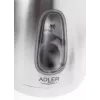 Elektriskā tējkanna Adler AD1223 — 1,7 L, 2000 W, nerūsējošais tērauds ar melniem akcentiem