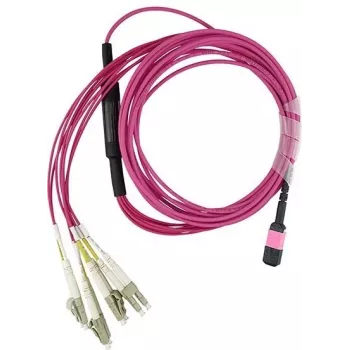 MPO-4xLC OM4 daudzmodu pītā kabelis BlueOptics HE67908QPH-KB007M 7.5 metri