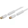 Wentronic 67277 Koaksiālais kabelis Balts