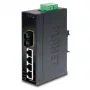 PLANET ISW-511 industriālais Ethernet slēdzis, 4 porti Fast Ethernet + 1 ports 100Base-FX(SC), IP30, -10 līdz 60°C