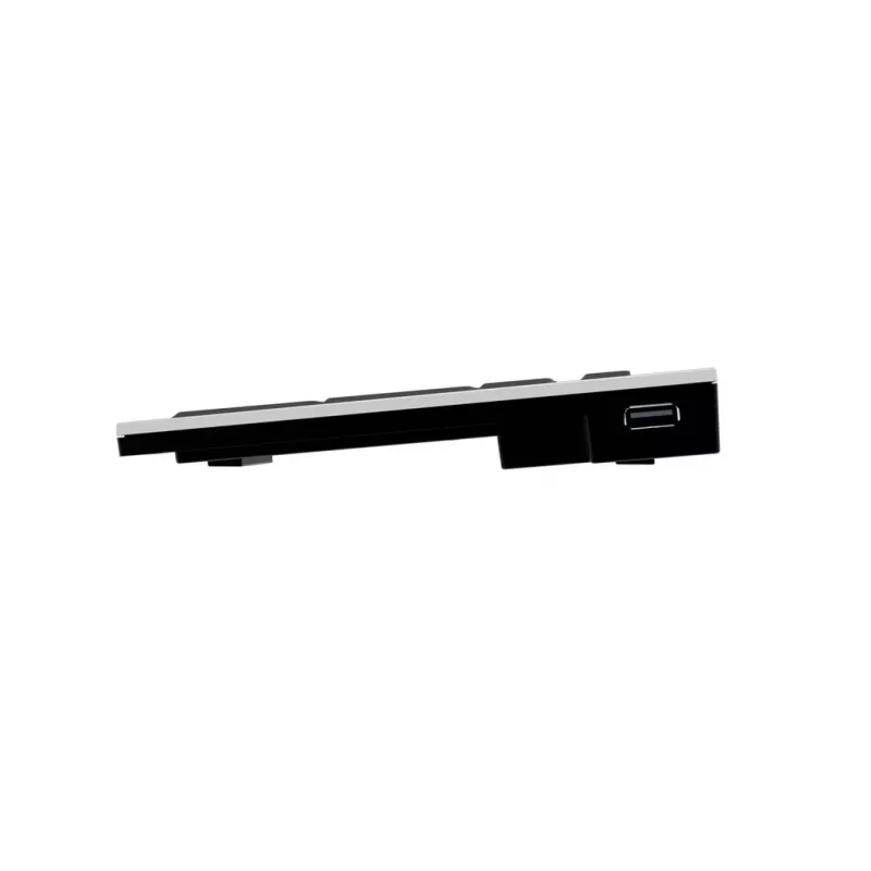 Logickeyboard LKB-MCOM4-AJPU-FR tastatūra USB AZERTY franču sudraba
