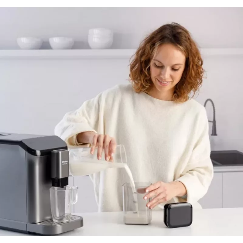 Kafijas automāts Taurus Accento Latte pilnībā automātisks, iebūvēta dzirnaviņa, 1,5 L ūdens tvertne, kafijas pupiņu ievade