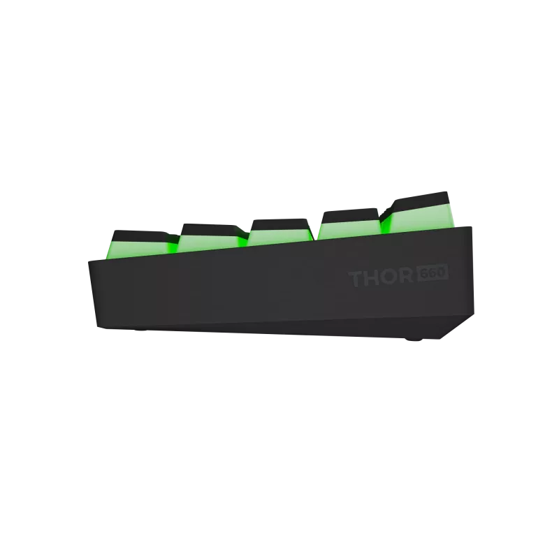 Spēļu tastatūra Genesis THOR 660 G2 — bezvadu (2.4 GHz, Bluetooth) un vadu kompakts izkārtojums