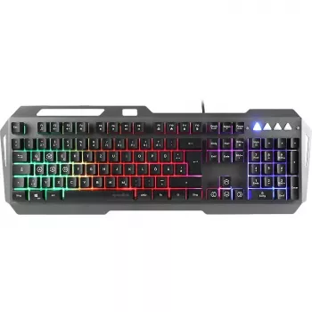 Speedlink Gaming Tastatūra LUNERA. Metāla Varavīksne. Melna