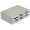 DeLock Switch VGA 4 port manuāls divvirzienu - ekrāna slēdzis - 4 x VGA - Galddatora (87635)