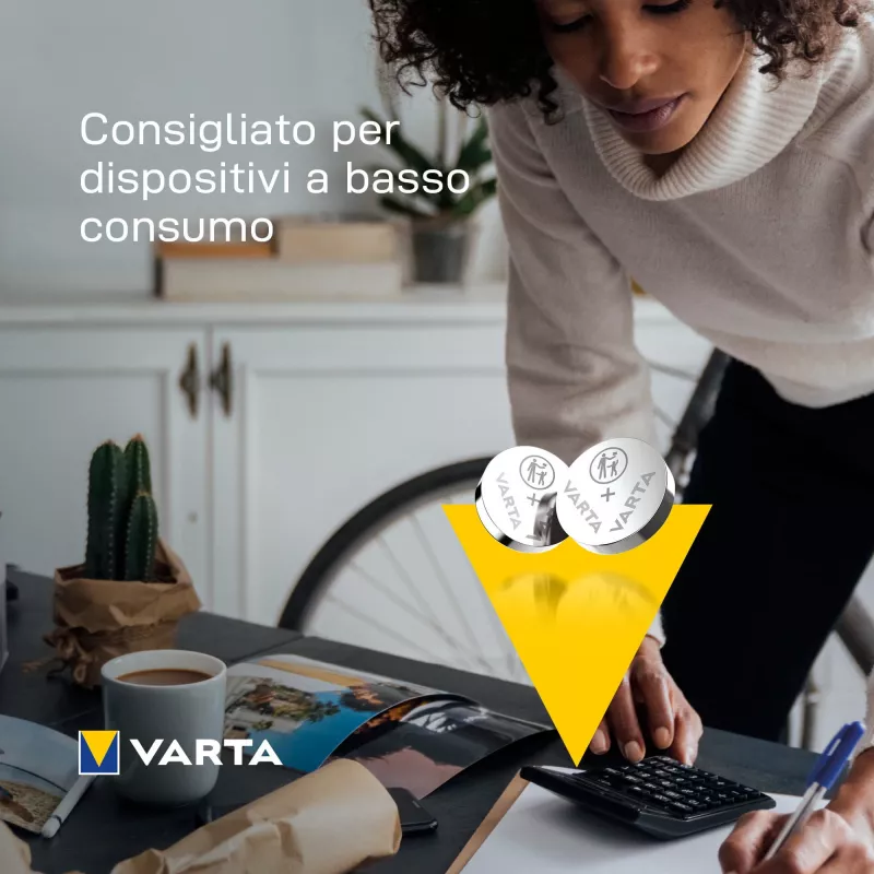 Vienreizējās lietošanas baterija Varta LR44/AG13/V13 GA (4276) 1BL