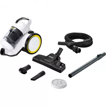 Karcher VC 3 putekļsūcējs ar cilindru — sausā tīrīšana, 700 W, 0.9 L bez maisa, HEPA 13